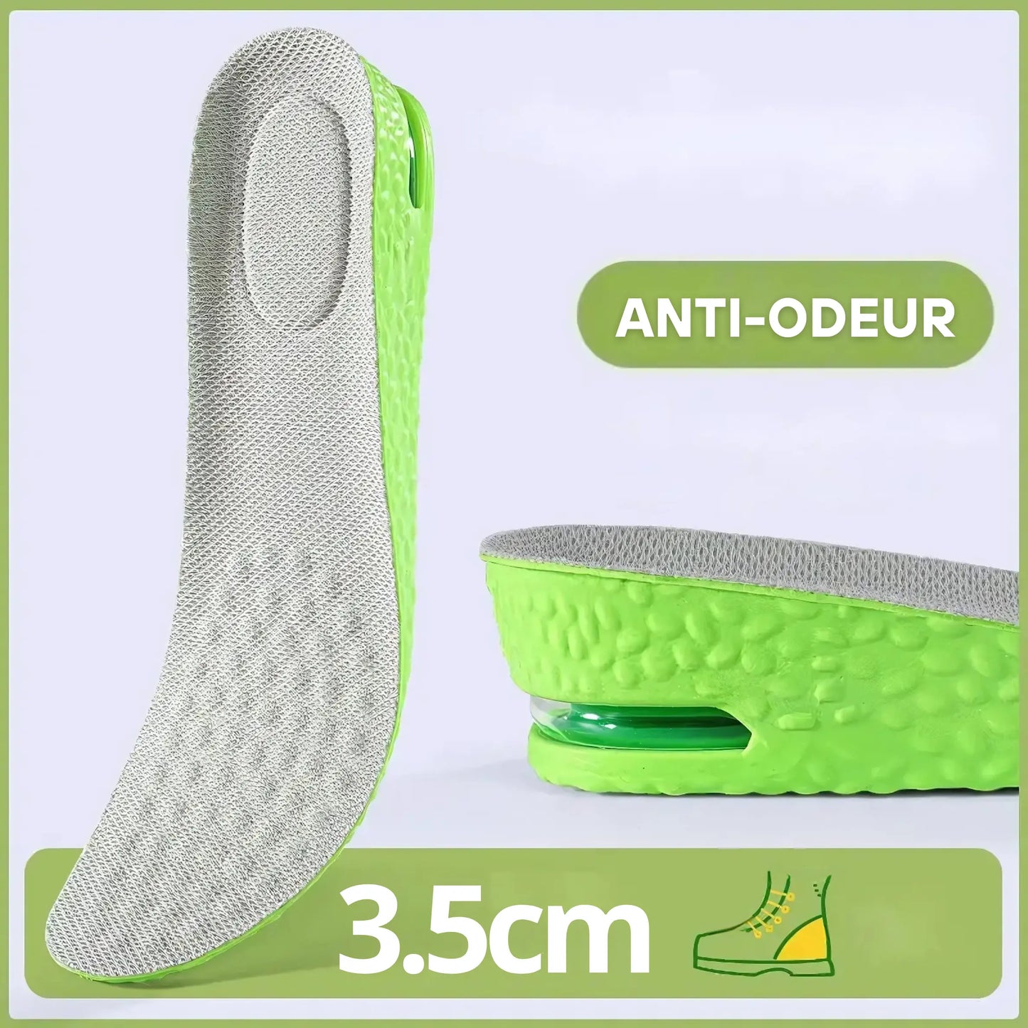 Airzen - Semelle gain de taille et confort