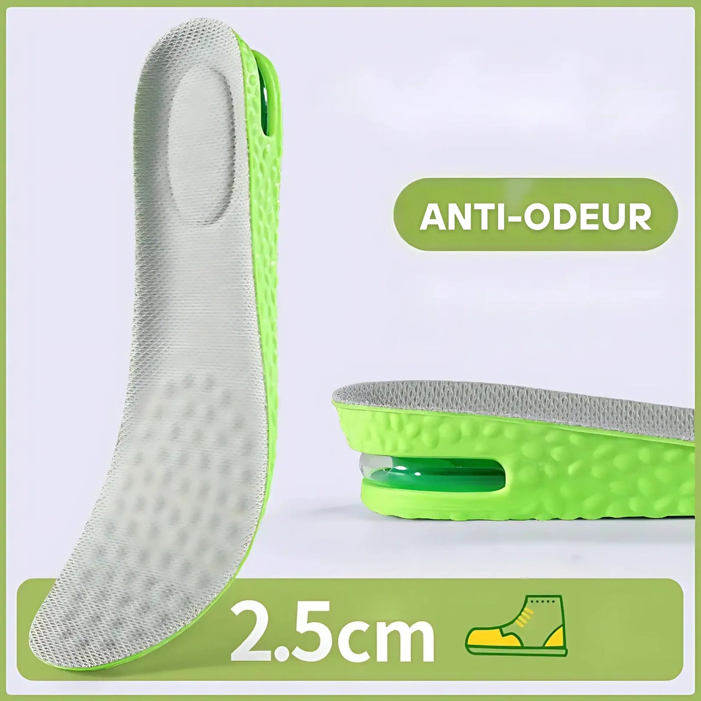 Airzen - Semelle gain de taille et confort