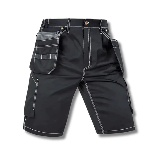 Pantalon Cargo Fonctionnel Résistant à l'Usure pour Homme, Short de Travail Multi-Poches, Durable, Mécanicien d'Usine, Vêtements de Travail