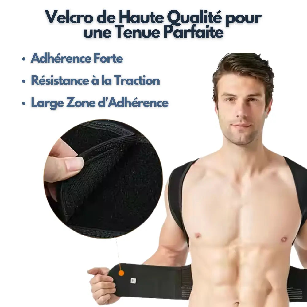 ErgoPosture: Correcteur de Posture Dorsale & Support Confortable TravailZen  