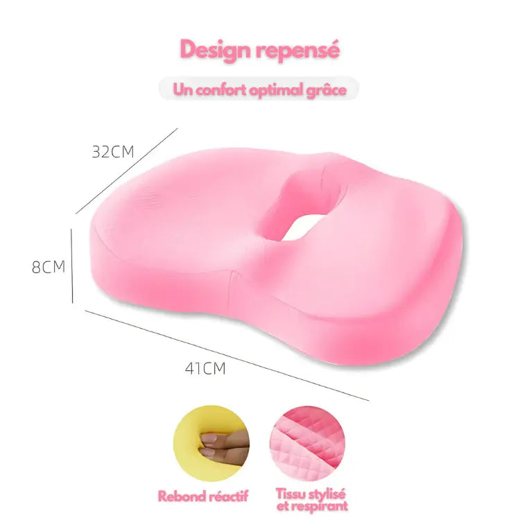 Ferns | Coussin Dossier et Siège Orthopédique TravailZen  
