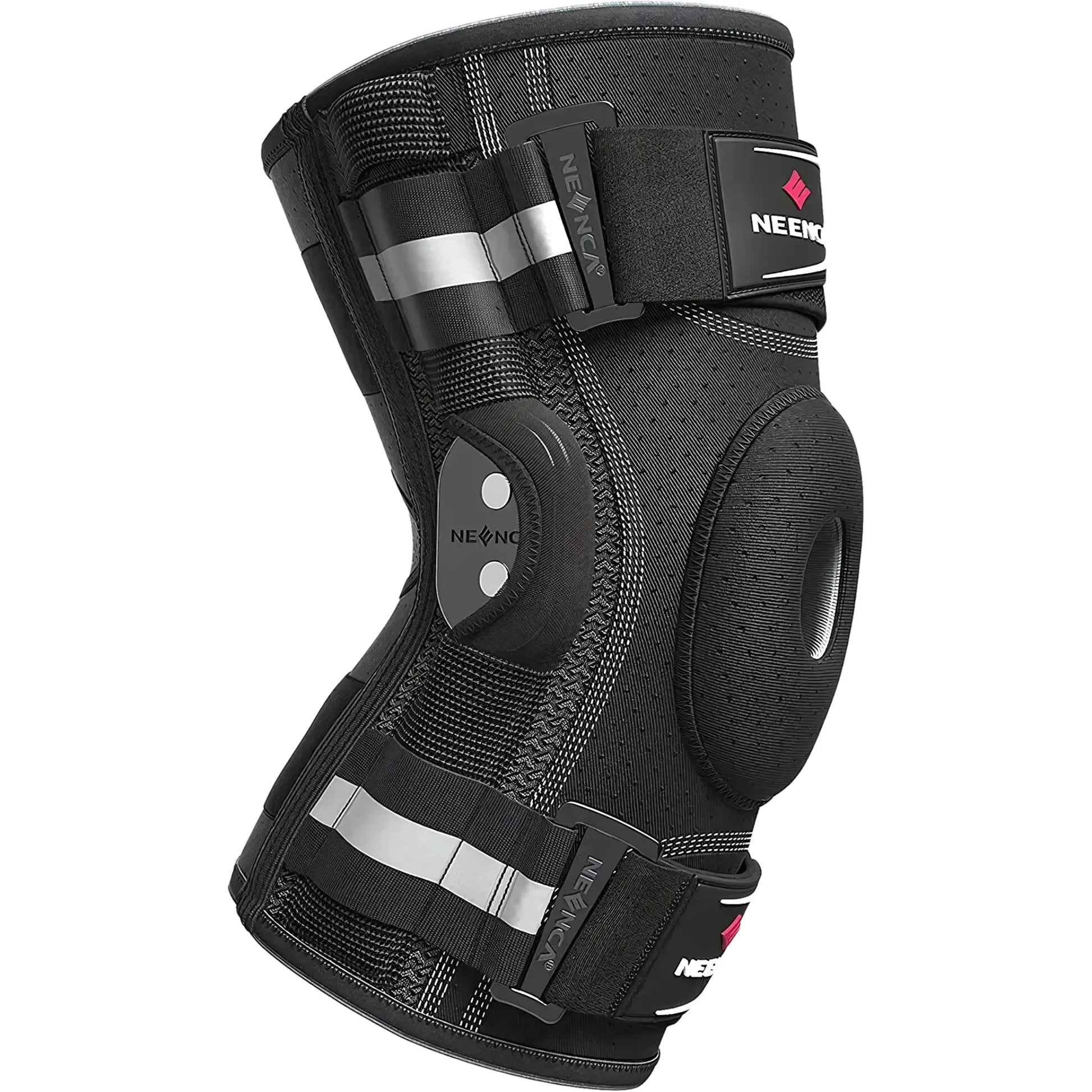 NEENCA genouillère articulée pour douleur au genou soutien du genou avec stabilisateurs latéraux soulagement des douleurs articulaires arthrite déchirure du ménisque ACL PCL