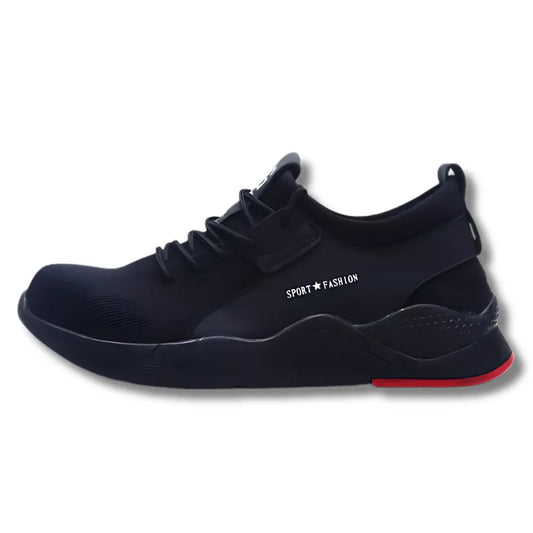 SPORT Fashion - Baskets de sécurité rouges et noires TravailZen  