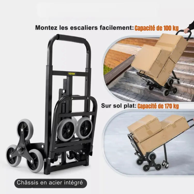 VEVOR Chariots de Manutention pour Escaliers TravailZen  