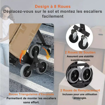 VEVOR Chariots de Manutention pour Escaliers TravailZen  