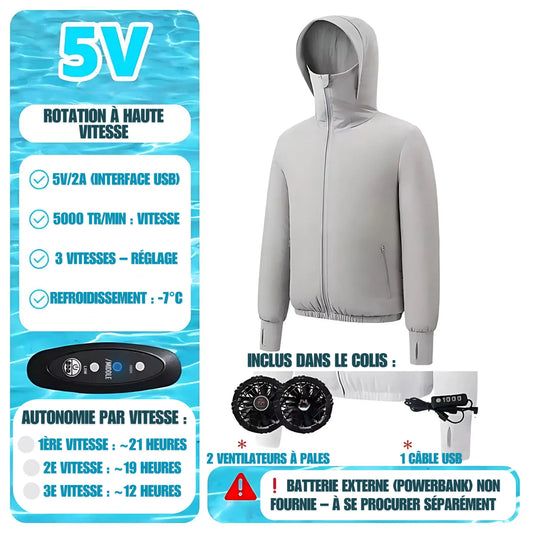 Venty - Veste climatisée USB