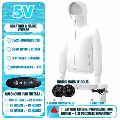 Venty - Veste climatisée USB