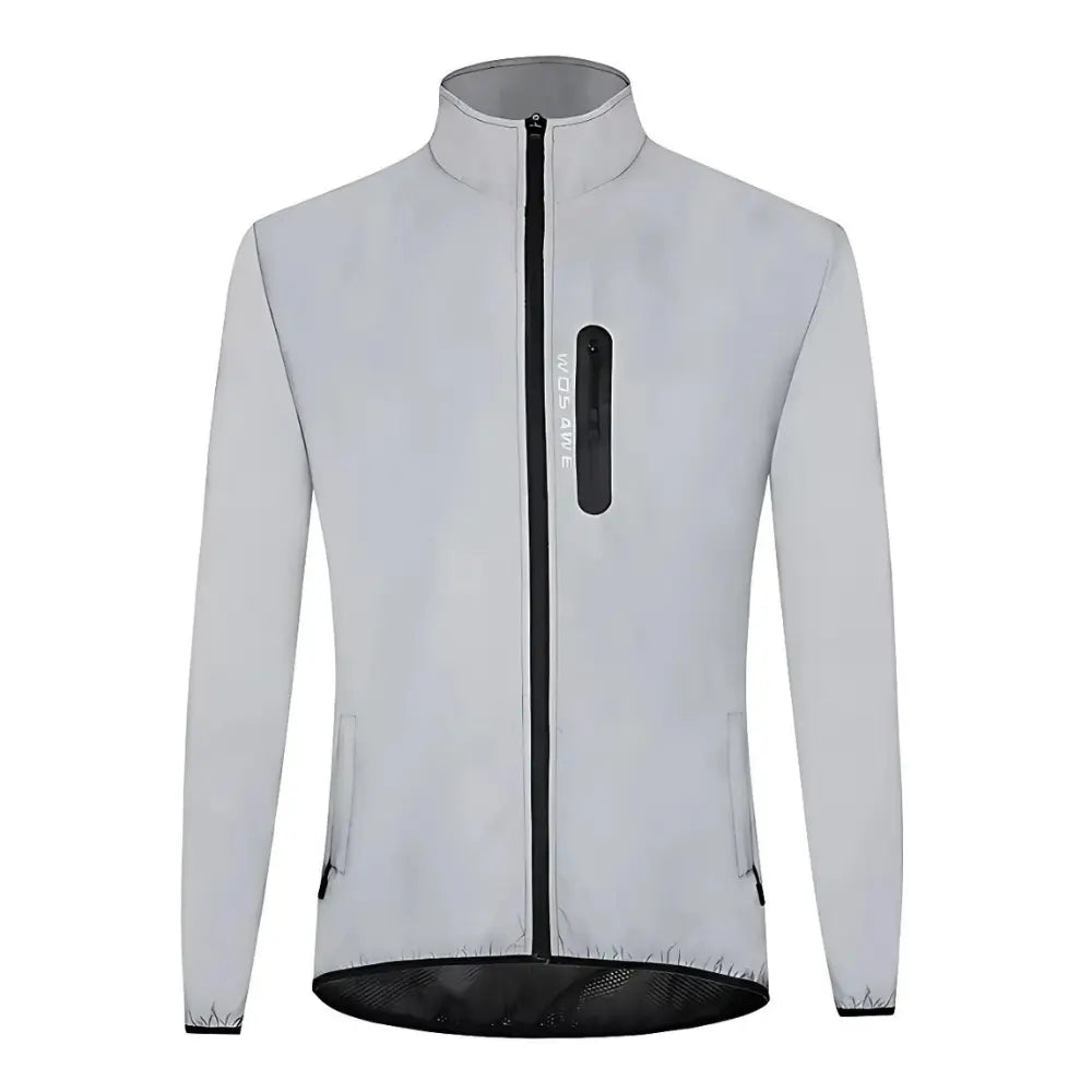 Veste Haute Visibilité au Travail Légère WOSAWEL Blanche sans capuche avec confort confortable curit haute mouvement pour protection respirant tailles travail veste visibilit vous wosawel