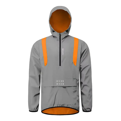 Veste Haute Visibilité au Travail Légère WOSAWEL Orange avec capuche avec confort confortable curit haute mouvement pour protection respirant tailles travail veste visibilit vous wosawel