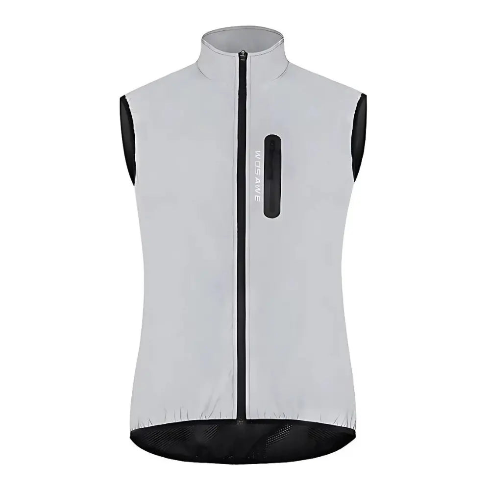 Veste Haute Visibilité au Travail Légère WOSAWEL Noir sans manche avec confort confortable curit haute mouvement pour protection respirant tailles travail veste visibilit vous wosawel