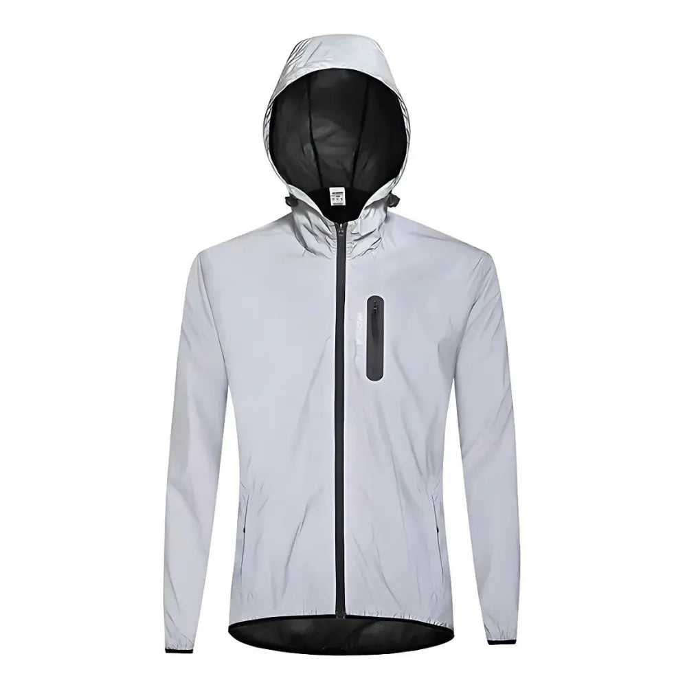 Veste Haute Visibilité au Travail Légère WOSAWEL Blanche avec capuche avec confort confortable curit haute mouvement pour protection respirant tailles travail veste visibilit vous wosawel
